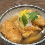 谷六おみかん - 湯葉モッツァレラの揚げ出し