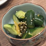 谷六おみかん - 塩昆布とゆず皮のひやしきゅうり