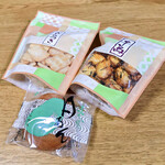 菓子処 畑田本舗 - 料理写真:ざらつき、千鳥、五大焼 白手芒