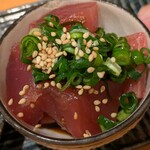 345729226 - 「マグロの青唐辛子醤油和え」