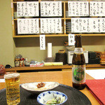 和喜 - 目の前にもメニューが(2015.1月)