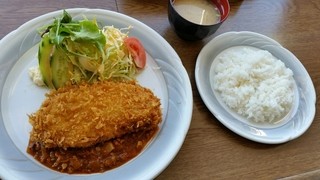 展望レストラン・ワンピース - ミルフィーユカツ定食(税込1,100円)
