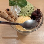 名古屋交趾雞與正宗燒鳥 鳥料理 鳥心 名驛店 - シメパフェて頂きました。880円！！