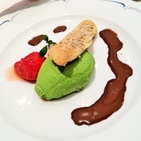 レストラン香味屋 - 抹茶のムース