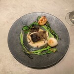 Yo.I - スズキのポワレ 聖護院蕪 蕪の葉のソテー