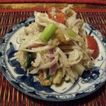 アジアンチャンプルー - 日替りランチ/えのき茸のサラダ