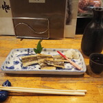 和食 幸作 - 穴子 白焼き ＆ 燗酒