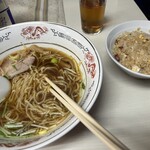 ザ･ラーメン屋 - ラーメン＋半チャーハン（1,000円）・・・ラーメンは食いかけ