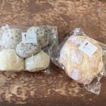 わくわく広場 - 料理写真:わくわく広場あべのキューズモール店で買って帰ったパン各種