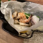 八千代亭 - ホイル焼き　でもオリーブオイルへの味付けが旨い