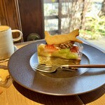 369菓子店 - 本日の気まぐれタルト(猫の日Ver.)＆藤が丘ブレンドコーヒー