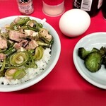 ニューラーメンショップ - 料理写真:平日朝ラー限定無料サービス！太っ腹！