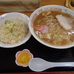 ラーメン幸雅 - 焼飯セット（味噌ラーメン）