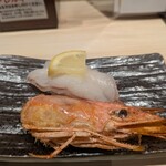 にぎり屋けんた - 大海老　頭は揚げてくれていて丸ごと食べられます