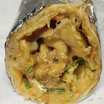 シリサ - ケバブ肉をチーズナンで巻いたものです