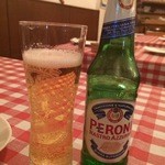 ピッツェリア キアッキェローネ - ナストロ　アズーロ　750円