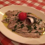 ピッツェリア キアッキェローネ - イワシのへしこマリネ