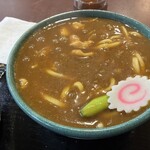 そば処 結城屋 - 料理写真:たぷっとしたカレーうどんの温泉にうどんが沈められている