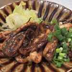 谷六おみかん - イカゲソバター　オイスター炒め