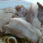 本家 第一旭 - チャーシュー（特製ラーメン・肉増し）('08.3)