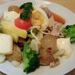 御食事処とみ多 - 温野菜のサラダ