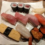 日本橋茅場町 寿司 鮮極 - にぎり／北海 1600円