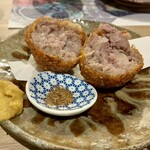 蔵々 - 鴨肉のメンチカツ