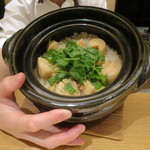 神保町 傳 - 食事：帆立貝ご飯、香箱蟹ご飯