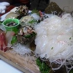 磯料理 一吉 - 刺身板盛り