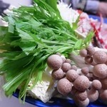 磯料理 一吉 - しゃぶしゃぶ用野菜
