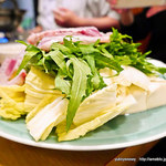 きくち - 2015．01　ふぐしゃぶ　アラ、野菜