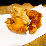 きくち - 2015．01　ふぐの唐揚げ