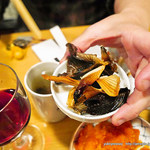 きくち - 2015．01　ひれ酒のふぐのヒレ