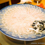 きくち - 2015．01ふぐ刺し