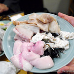 きくち - 2015．01　ふぐの白子、皮