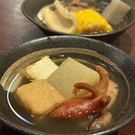 琉球酒場 げん - お通しのおでん