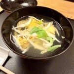 め乃惣 - 白魚の卵とじのお椀