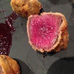 サーモンアンドトラウト - 鹿肉のカツ