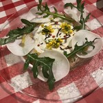 ピアンタ - 旬のお魚カルパッチョ～季節のソースで～　1,580円