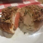ピアンタ - トマトとモッツアレラチーズの串焼きガーリックトースト(S)　780円