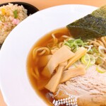 La Cantine - 醤油ラーメン＆半チャーハン