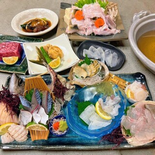 旬のサバやイカなど新鮮な魚介を満喫◆多彩なコースを用意◎