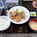 そうか食堂 - 名物ザンギ定食（5個） 1,000円