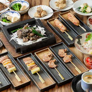 【飲み放題付】プレミアムなコースで、多彩な鶏料理を堪能