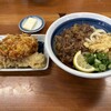 こんぴらうどん - バターは別皿提供。お好きなタイミングで投入可。