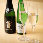 鮨 といろ - スパークリング日本酒