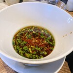 츠쿠바라멘 오니모노가타리 - 국물 소스.