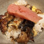 うなぎ処 柳川屋 - 二杯目 明太子を添えて