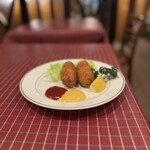 洋食キムラ - カニクリームコロッケ　2個