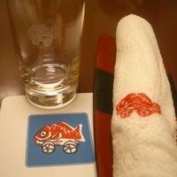 鯛めし楼 - お店のデザインのおてふきなど